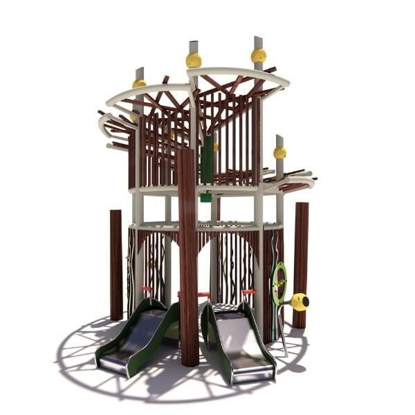 Terra Australis Playscape Creations Timber Tops Cubby