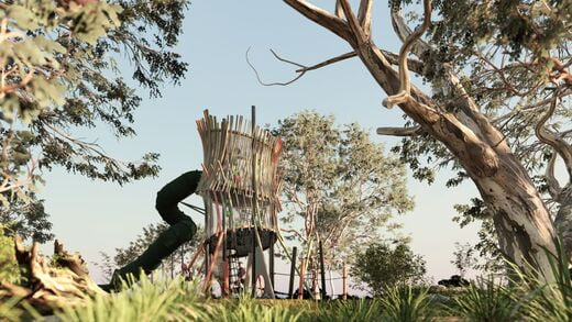 Kuranda Rainforest Tower matches nature aesthetic